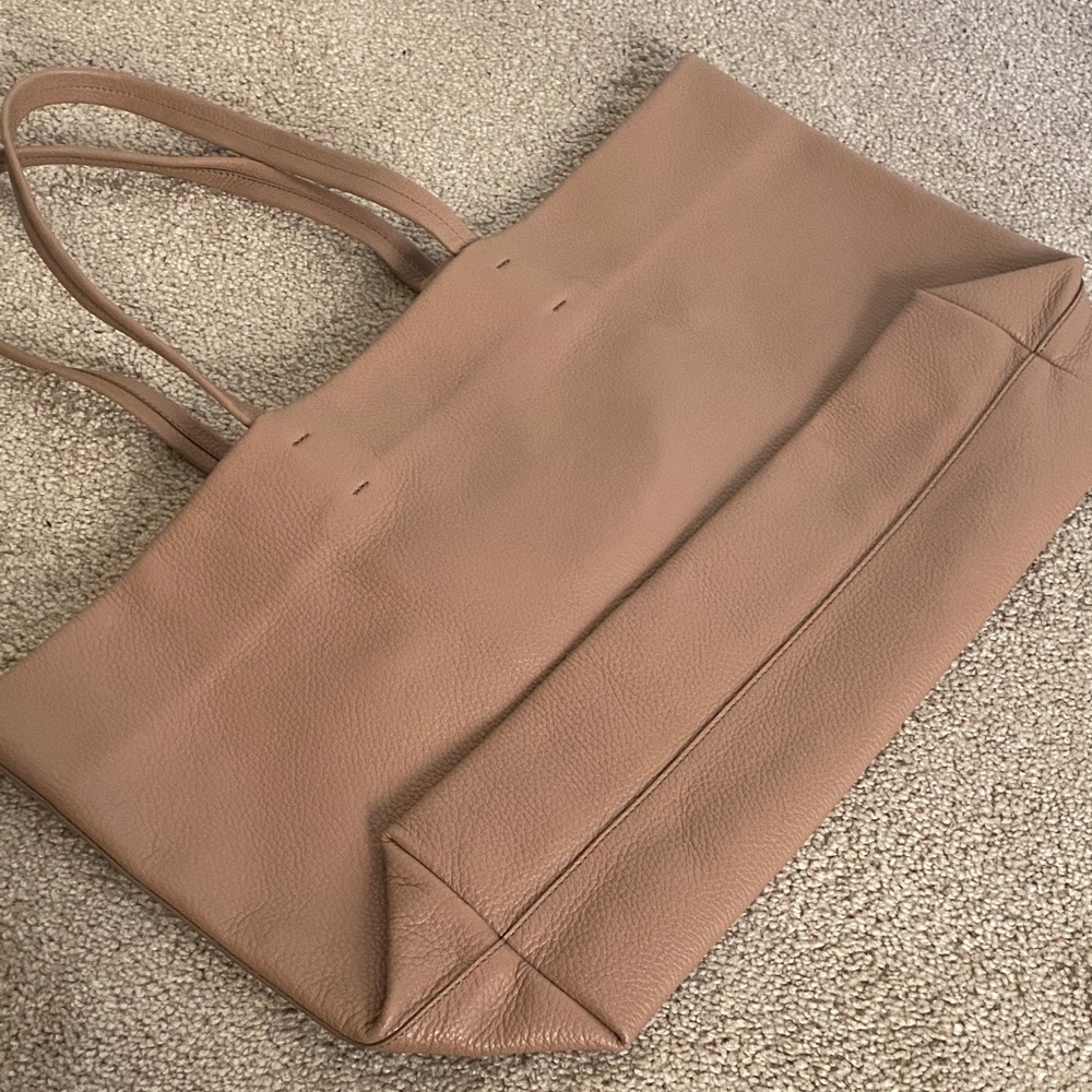 Cuyana Blush Leather Tote Bag - Picture 7 of 7